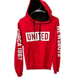 Newsboys Y2K United Circa 1987 Red Hoodie Hooded XS Sweatshirt Concert Christian